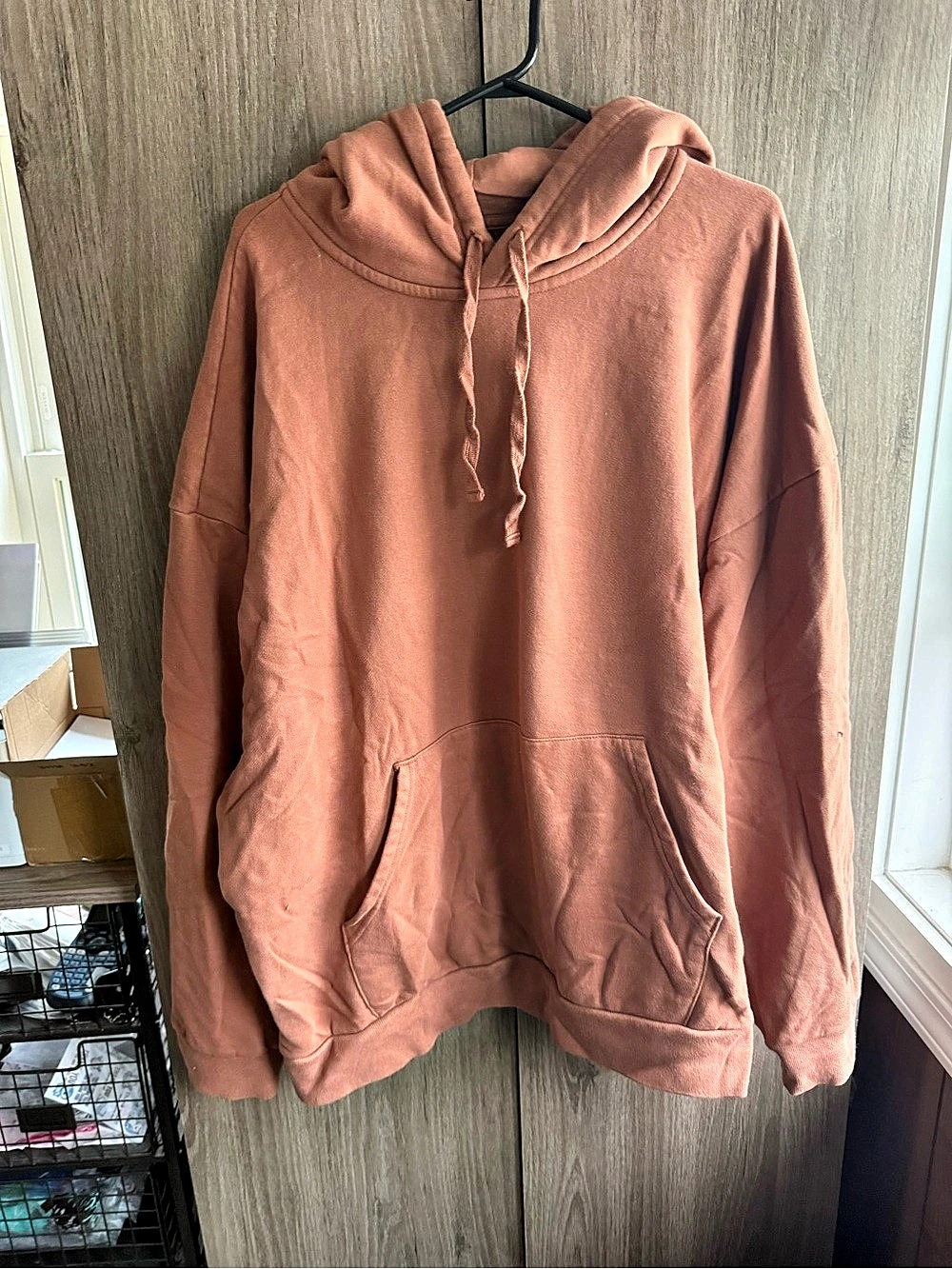 Aeropostale Pullover Hoodie Brown 2XL Like New